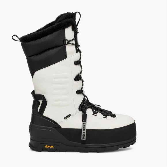 UGG  Shasta Tall White Leather Boots Gore-tex Waterproof Extreme - NWT - Picture 13 of 15